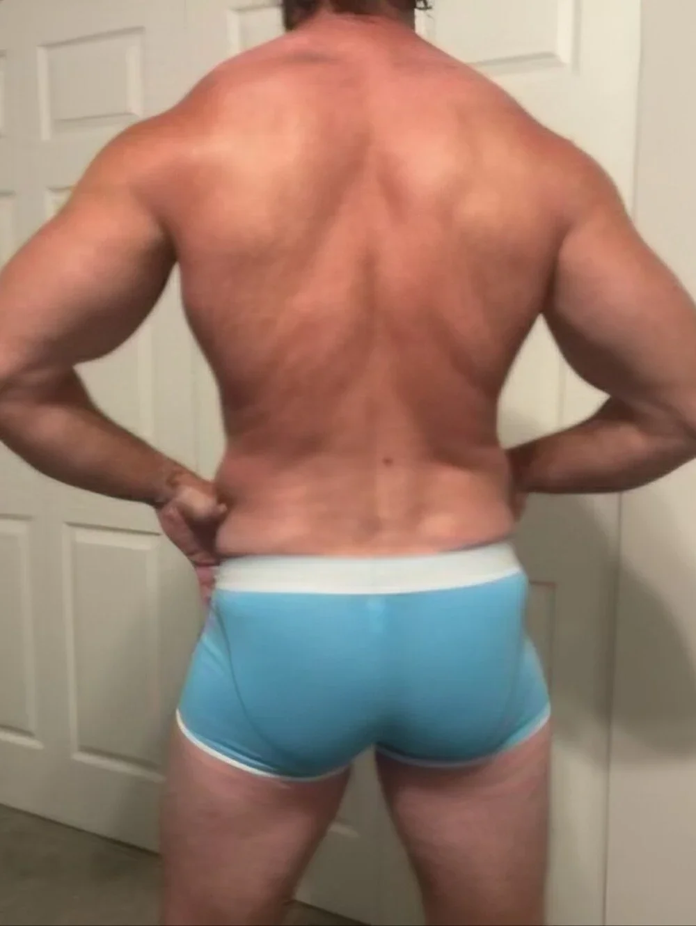 Diesel Light Blue Boxer Briefs with White Trim